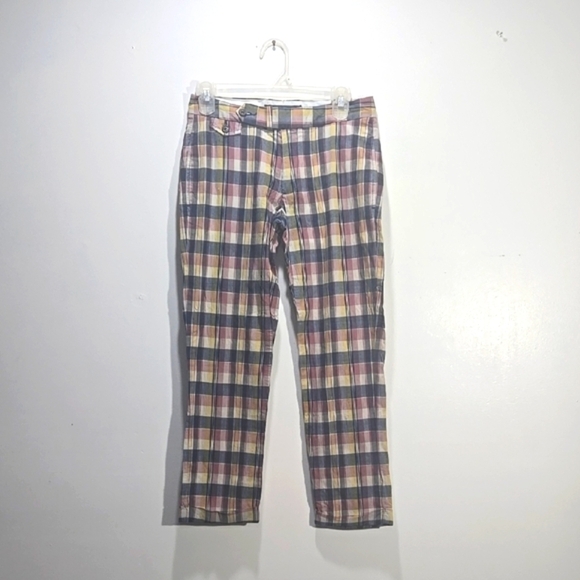 Ralph Lauren Sport Plaid Straight-Leg Preppy Pants 2 - Picture 1 of 6